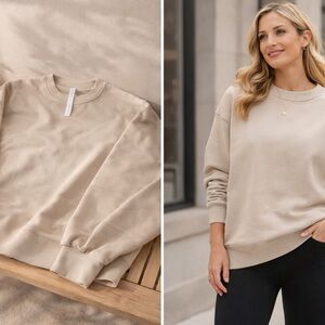 lululemon athletica Cozy Crewneck Sweatshirt - Tan